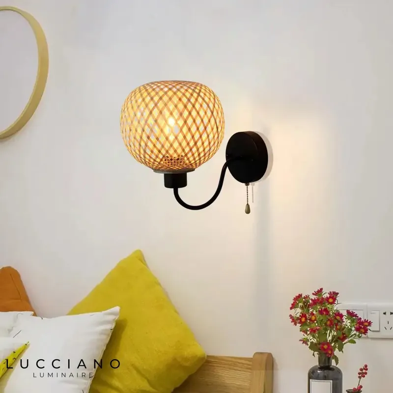 Voici la transformation du titre, en gardant les deux premiers mots identiques :
Appliques murales artisanales et naturelles design