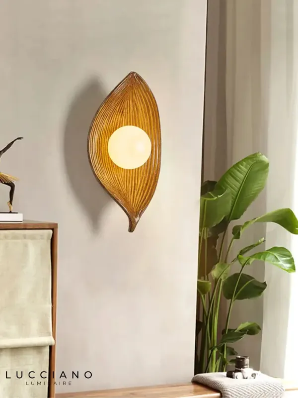 Applique murale Vintage dorée artisanale élégante
