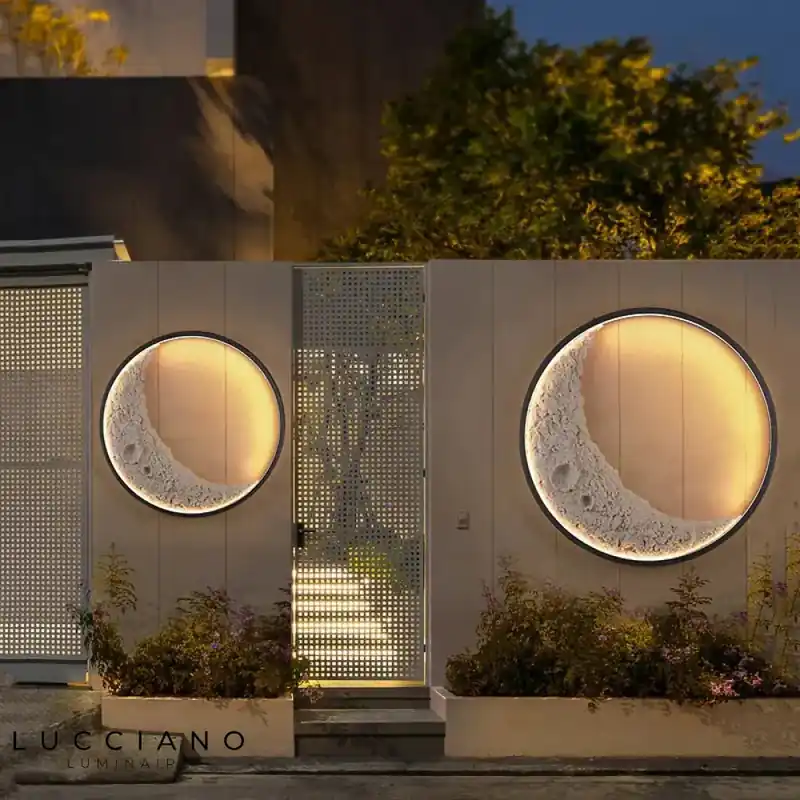 Applique murale extérieures LED design élégant nocturne