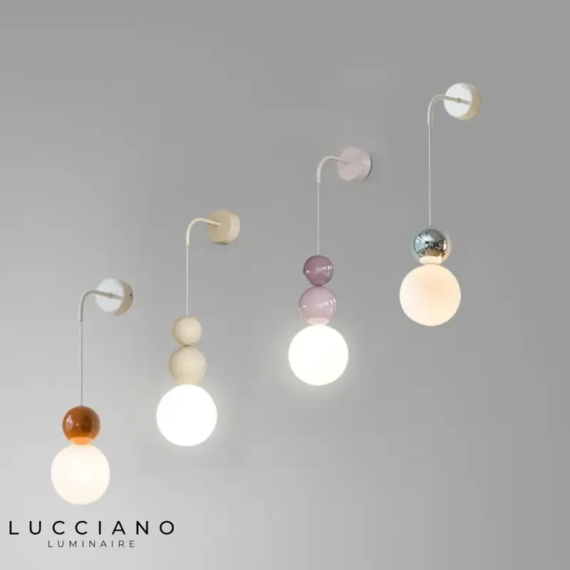 Voici le titre transformé :
Applique murale LED nordique élégante tendance