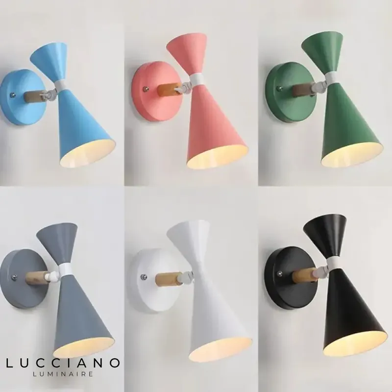 Applique murale de luminaire scandinave épuré.