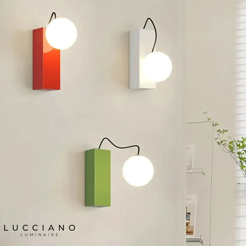 Applique murale LED élégante artisanale design