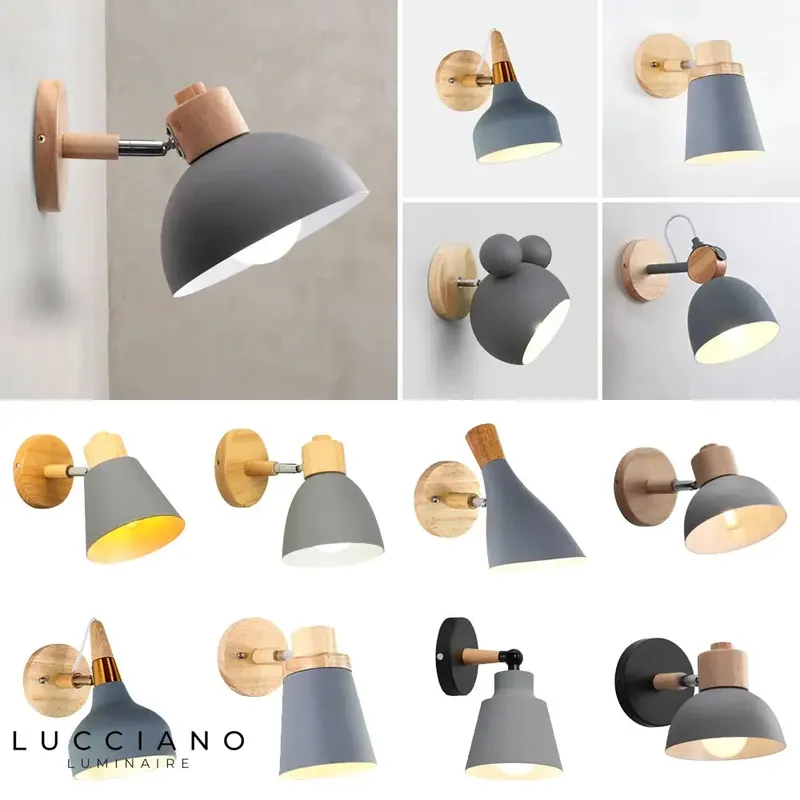 Voici le nouveau titre :
Lampe de chevet nordique élégante bois design déco