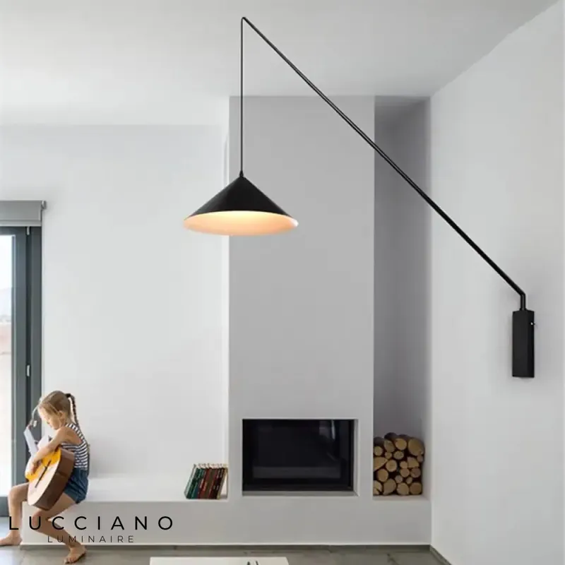Art nordique lampadaire lecture design minimaliste élégant