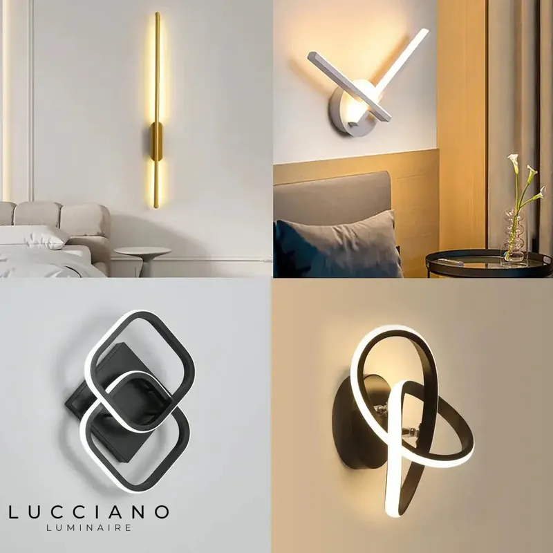 Voici le titre transformé en respectant vos instructions :
Applique chambre Design Élégant Lumineux Moderne