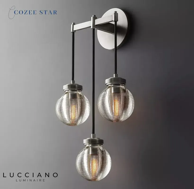 Voici le titre en 6 mots :
Perle Triple élégant design lumineux contemporain