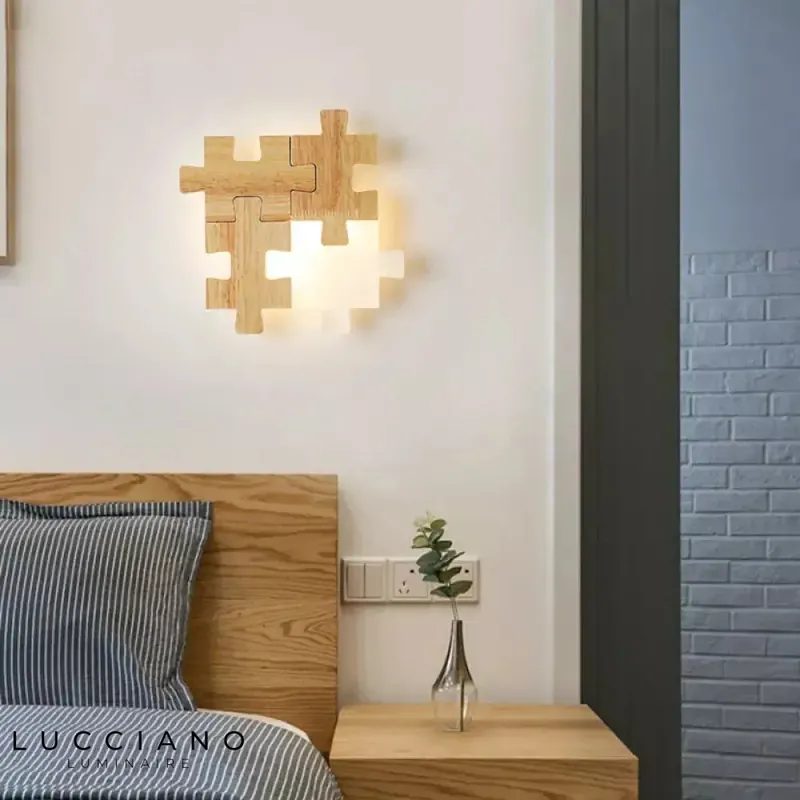 Applique murale LED design scandinave épuré.