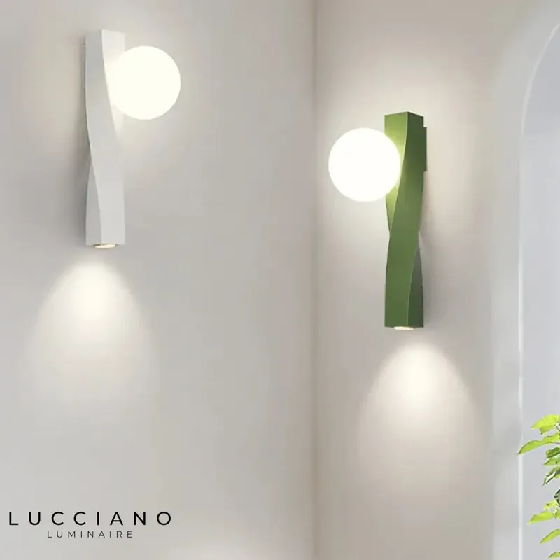 Applique murale LED nordique élégante minimaliste