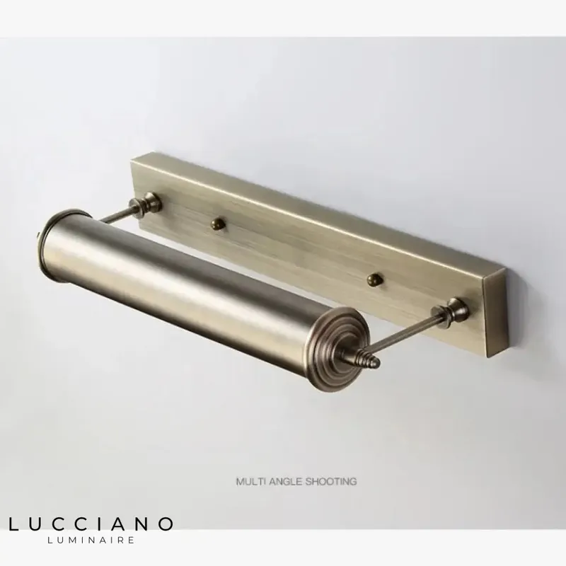 Moderne LED miroir élégant bronze lumineux design