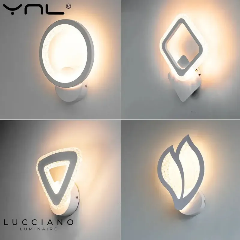Lampe de applique élégante minimaliste contemporaine design