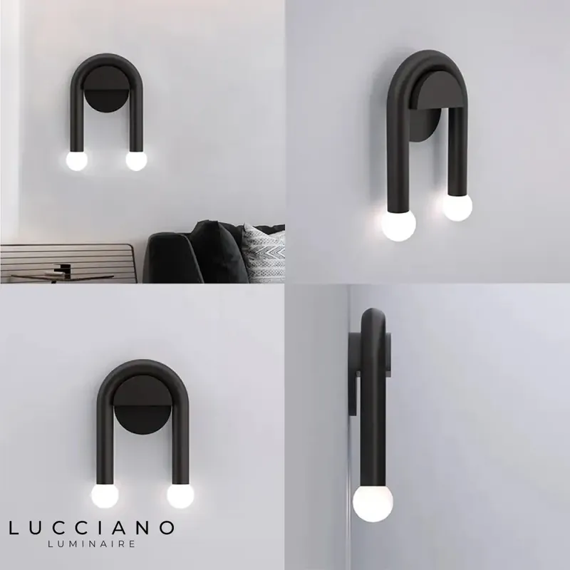 Applique nordique design lumineux élégant moderne