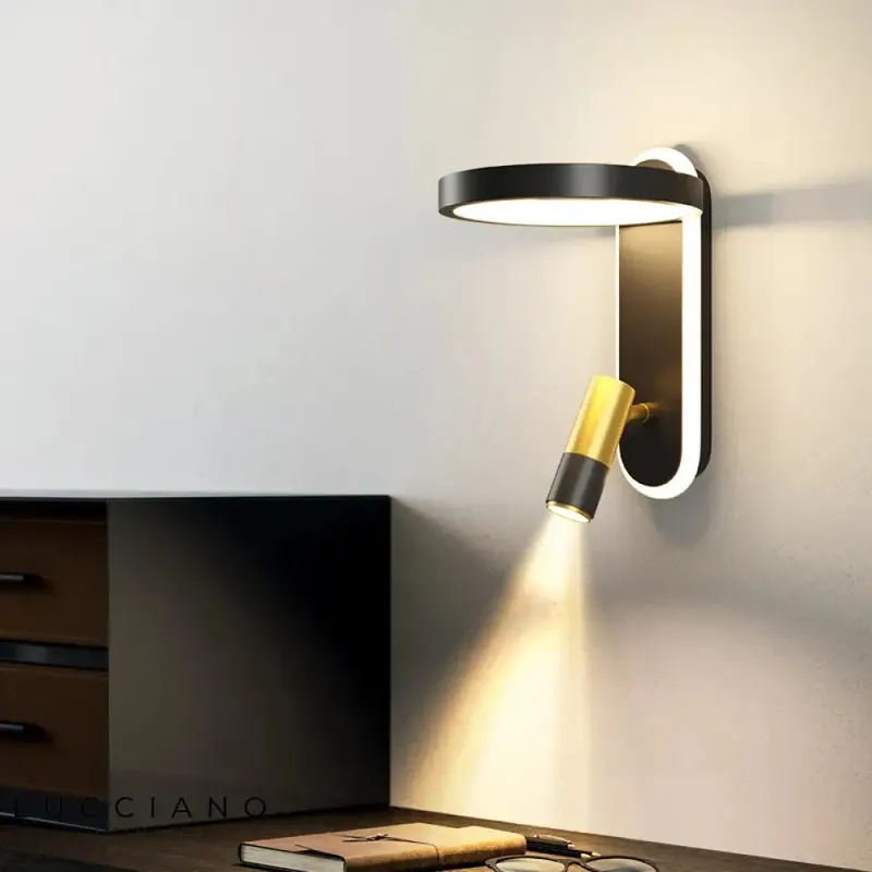 Applique murale led moderne design chaleureux.