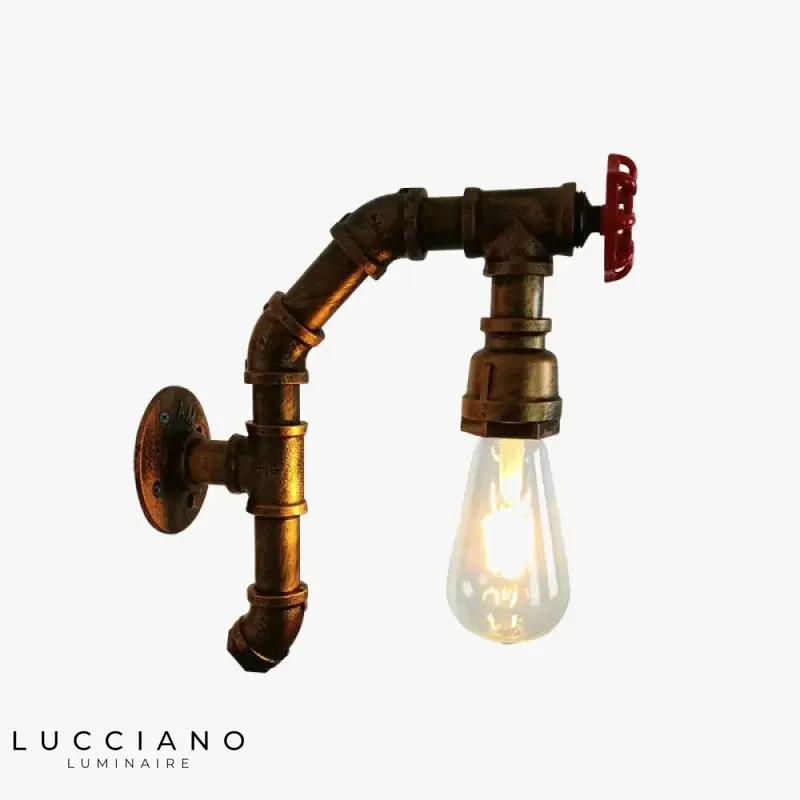 Applique murale industriel métal design loft