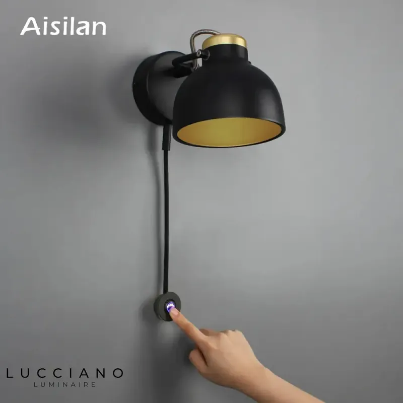 Voici la transformation du titre :
Aisilan – Élégante applique murale design minimaliste