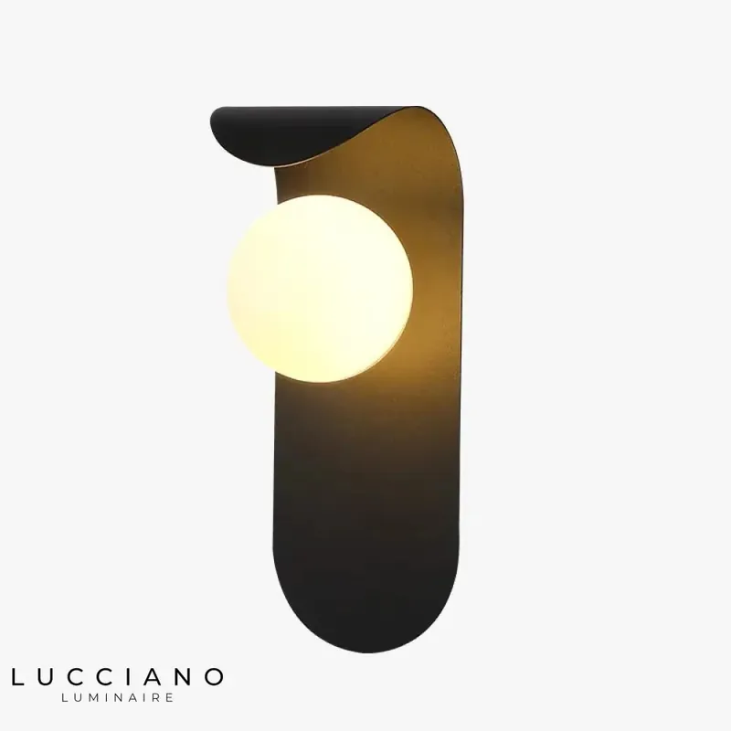 Applique murale de lumière artistique élégante.