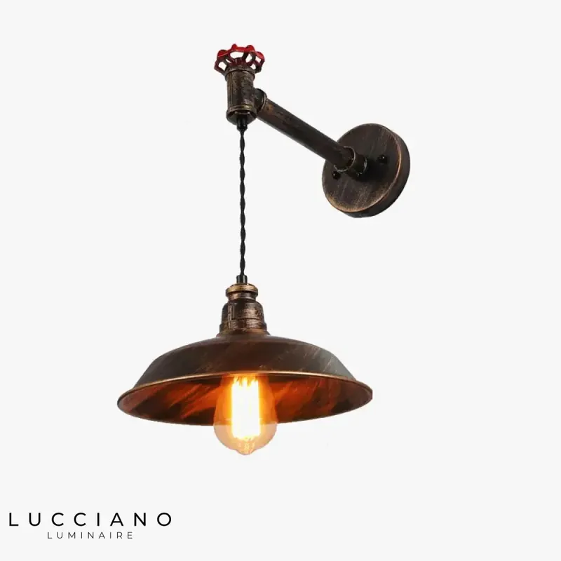 Applique murale avec luminaire suspendu nostalgique.