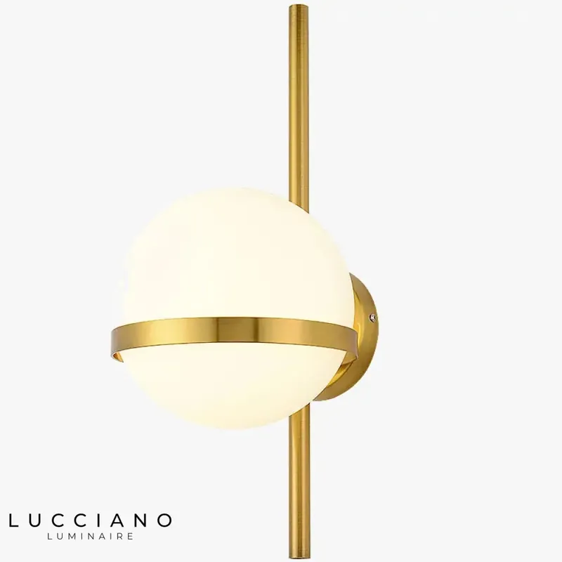 Voici le titre transformé :
Applique led en verre élégante suspendue