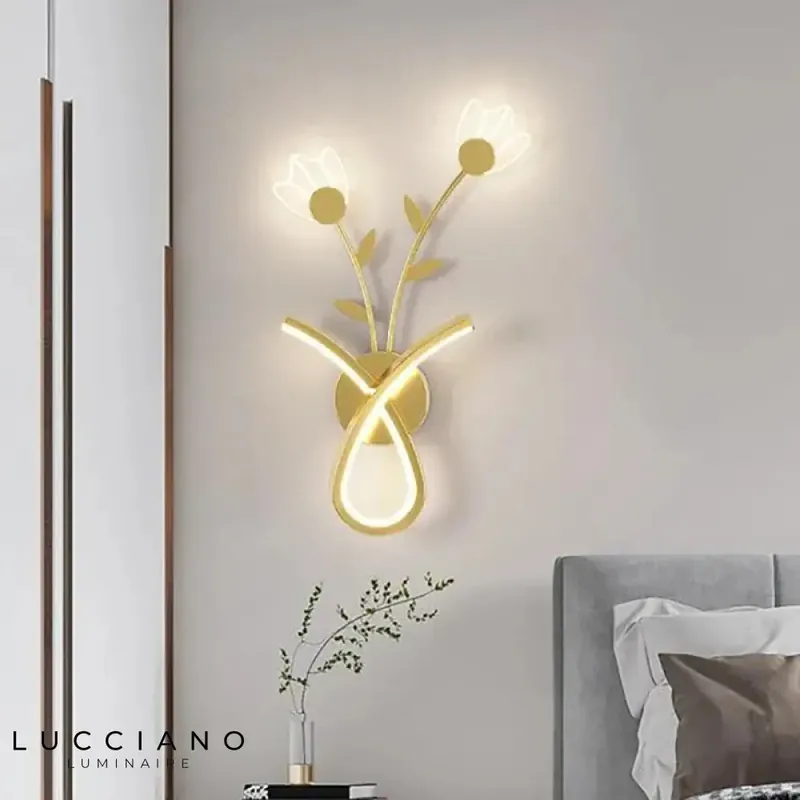 Voici le titre transformé :
Applique murale LED acrylique élégante design