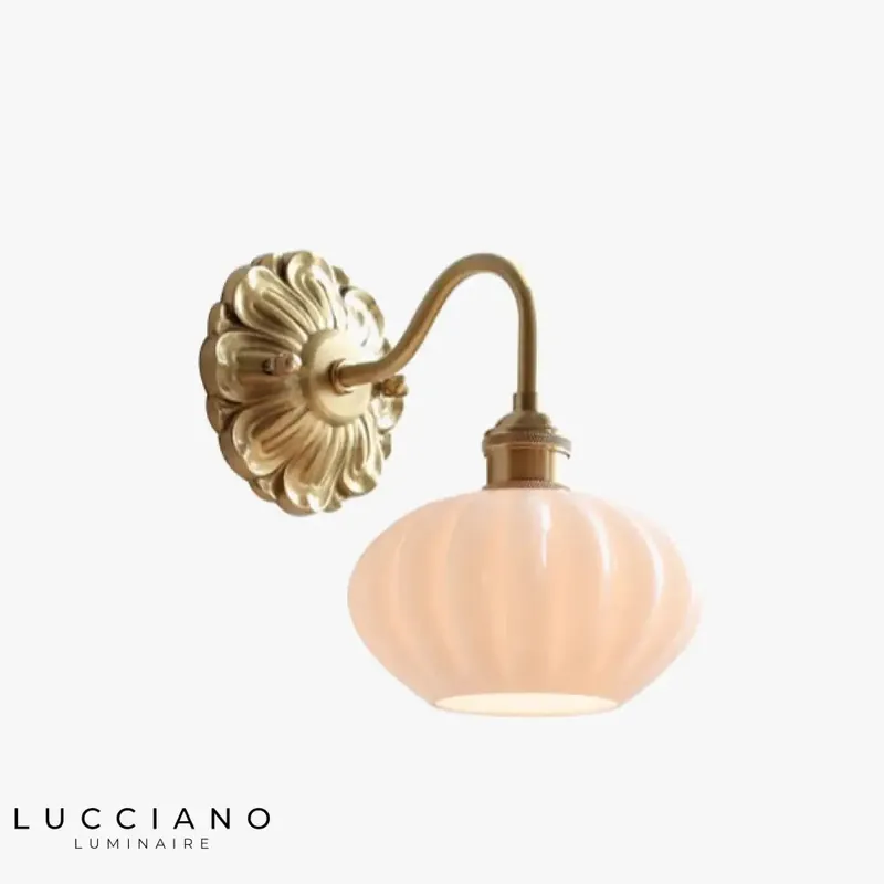 Voici le titre transformé :
Applique led verre cuivré design élégant