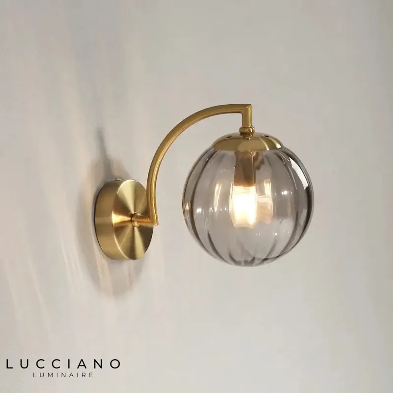 applique led moderne suspension design épuré