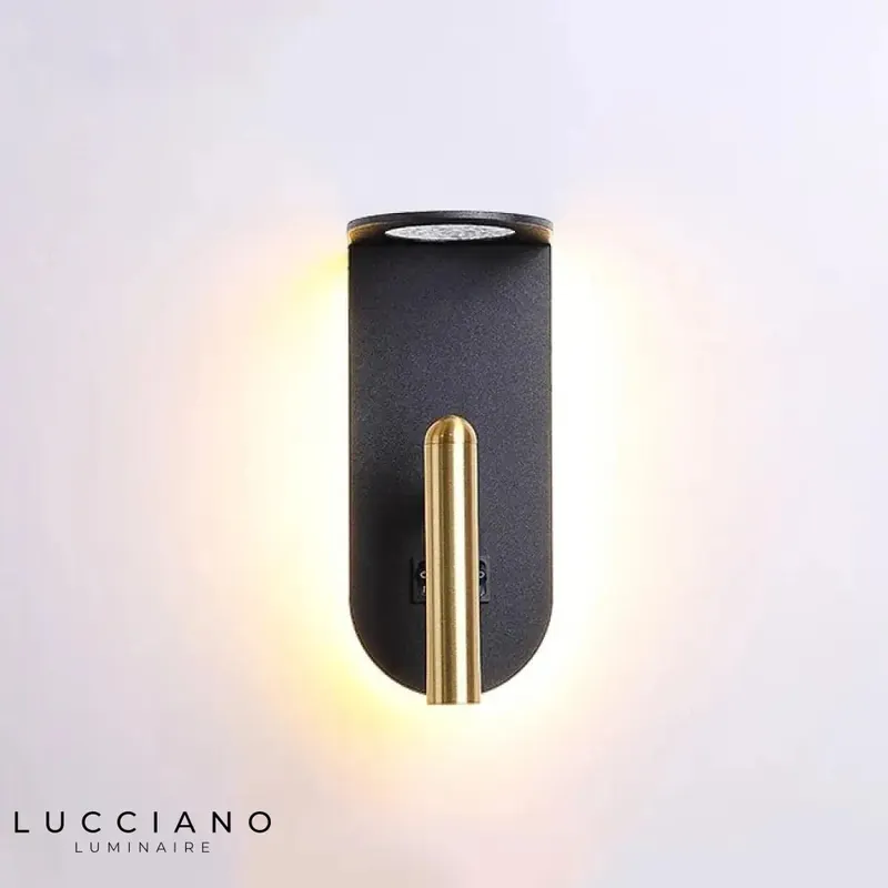 Applique murale scandinave élégante minimaliste lumière