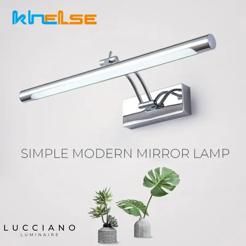 Applique murale led moderne design élégant inox