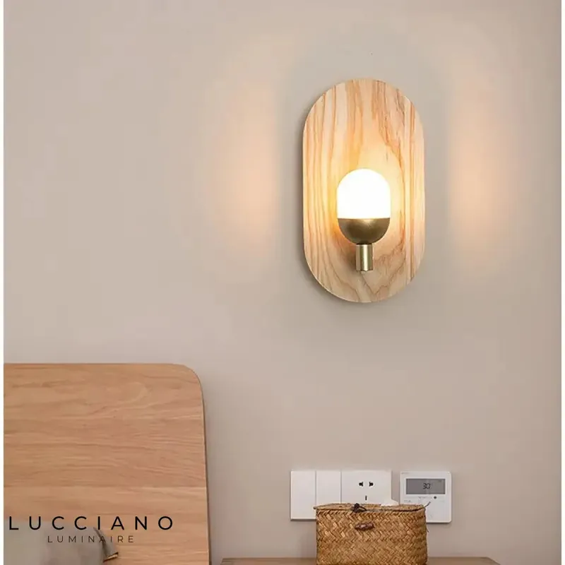Applique led bois: élégance scandinave lumineuse
