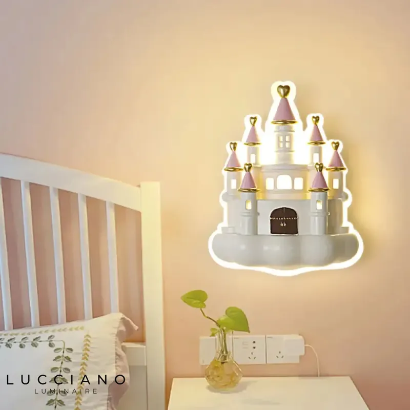 Applique murale princesse led douce chambre enfant