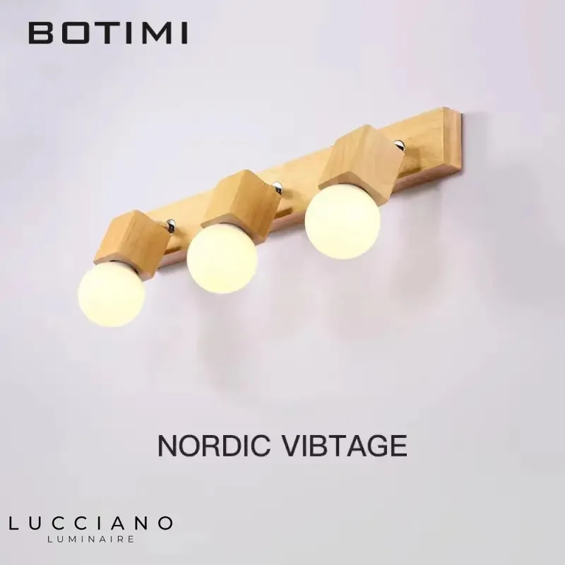 Applique murale en bois élégant design contemporain