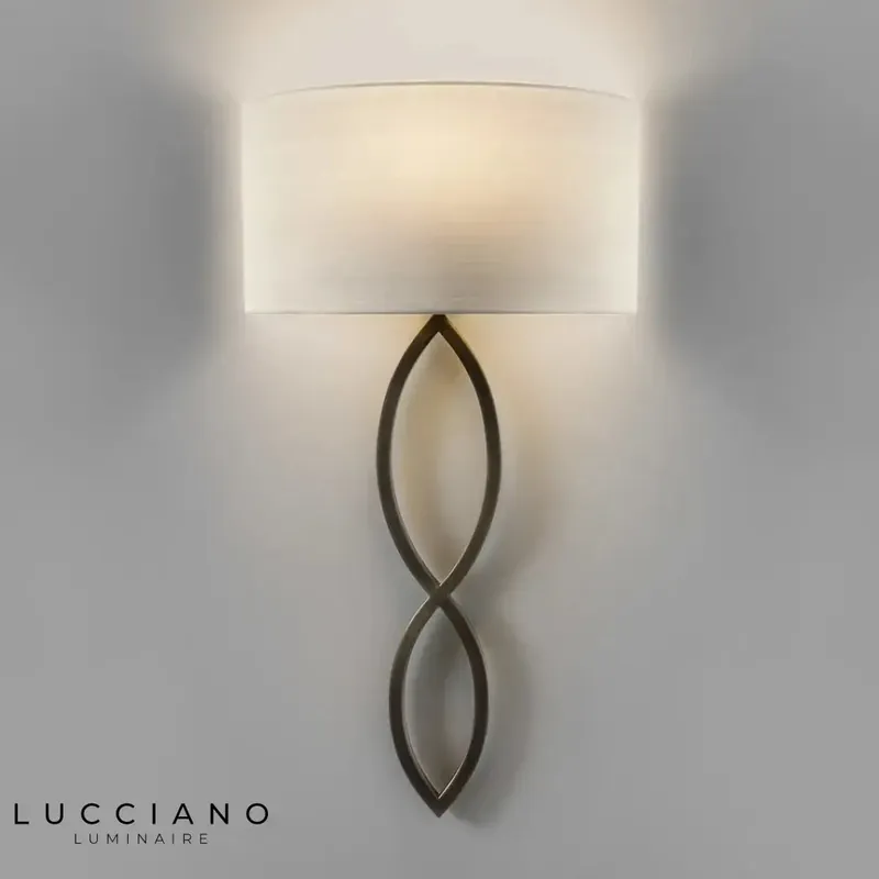 Voici le titre transformé :
Applique murale LED en tissu lumineux décoratif