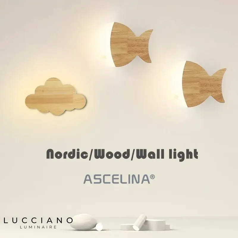 Applique murale led scandinave épuré élégant