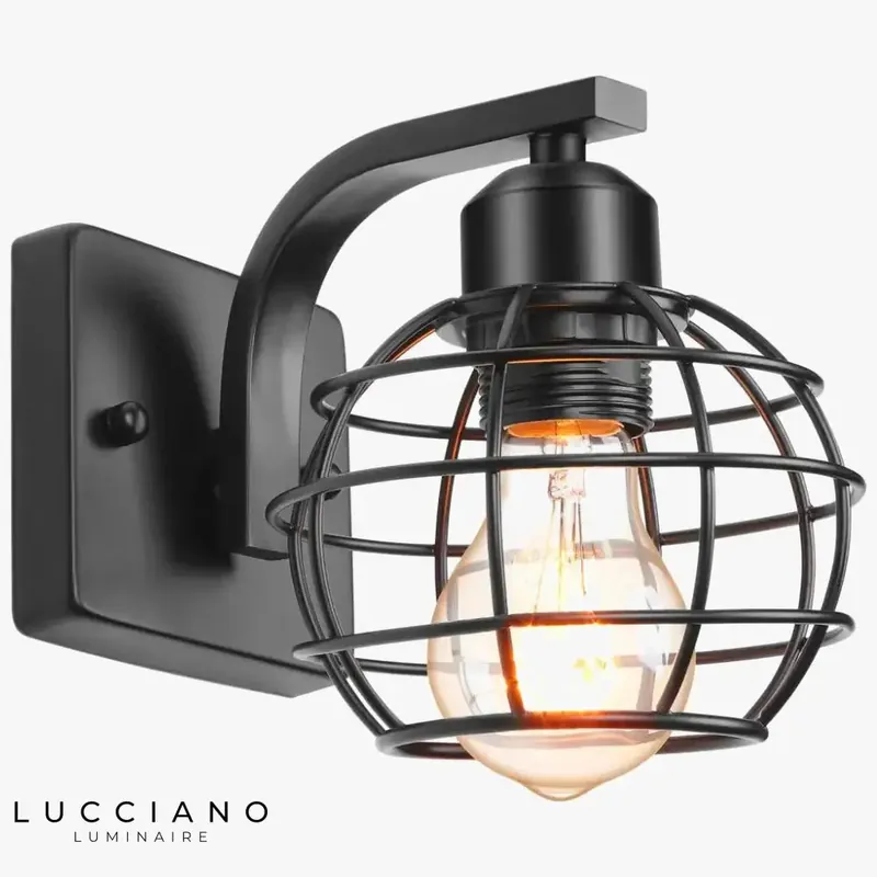 Applique murale LED industrielle rétro design