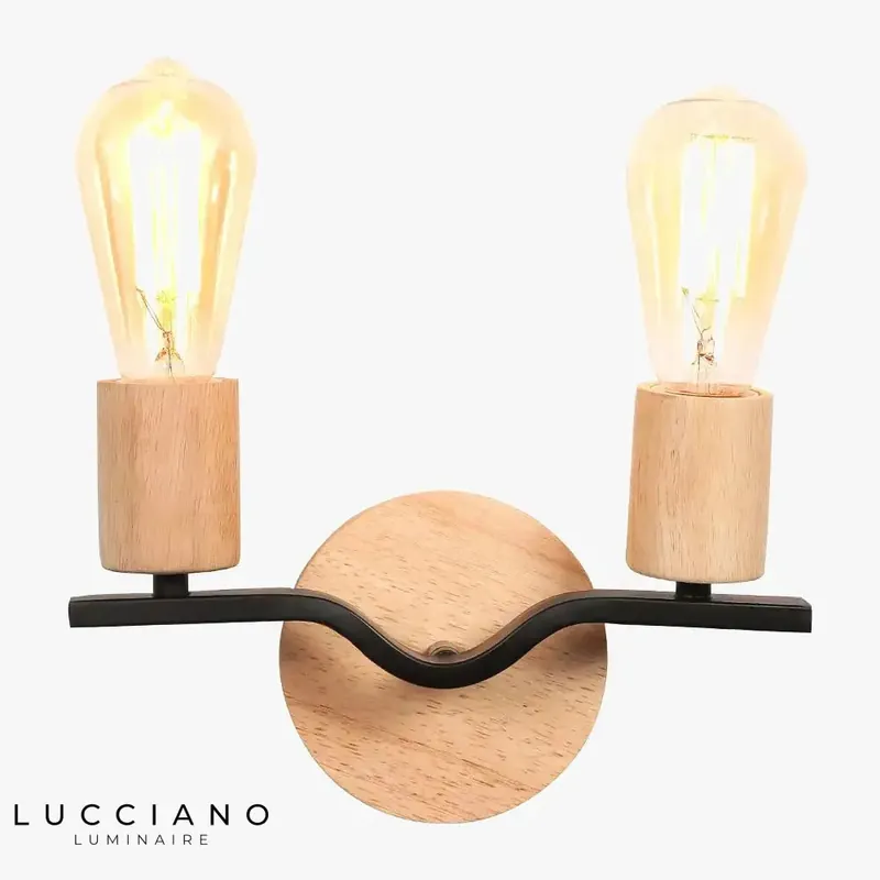 Voici la transformation du titre en respectant vos consignes :
Applique murale deux têtes industrielle design minimaliste