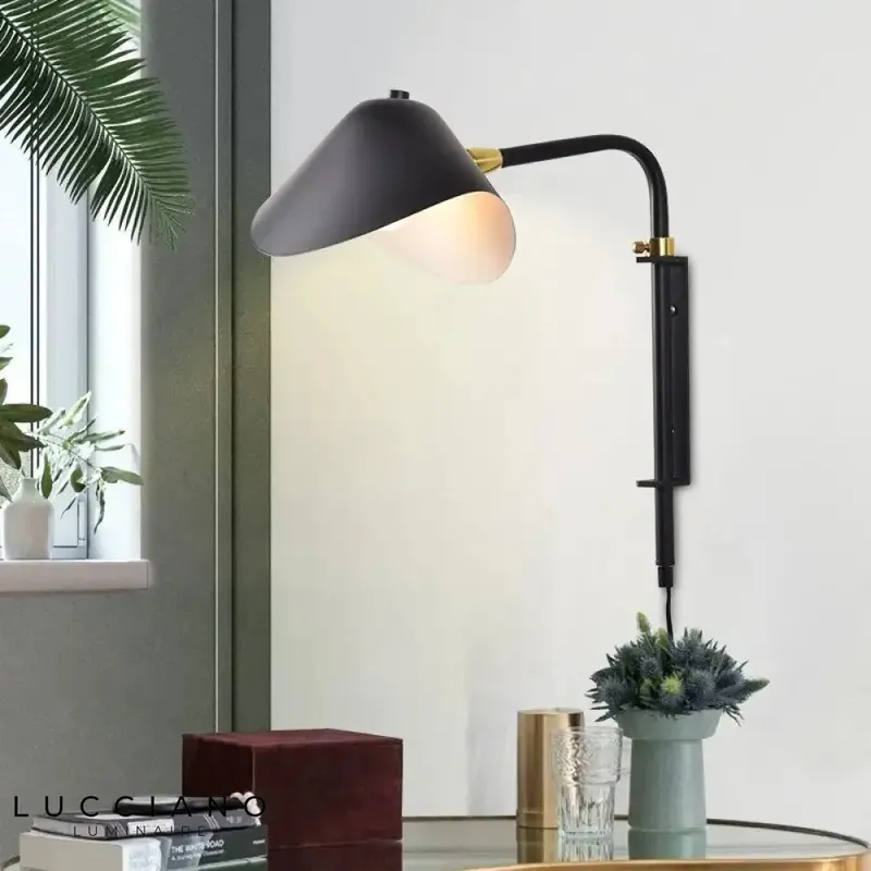 Voici le titre transformé :
Applique murale nordique design élégant chambre