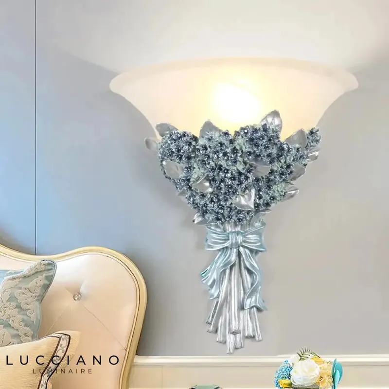 Applique murale LED épurée design romantique