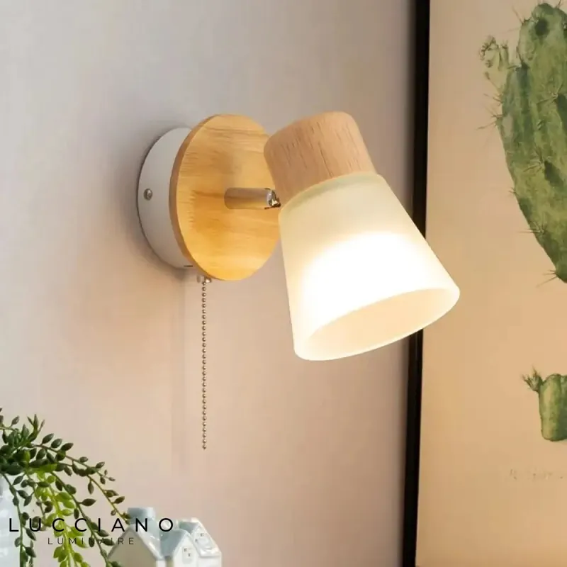 Applique murale LED design vintage artisanal