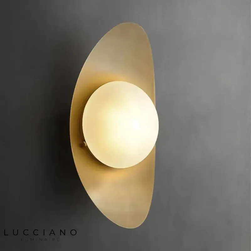 Applique murale LED élégante lunaire design