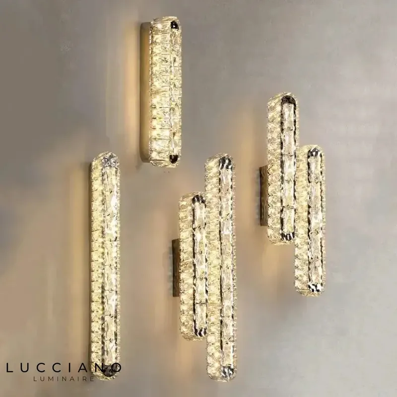 Applique murale LED ovale élégante design lumineux