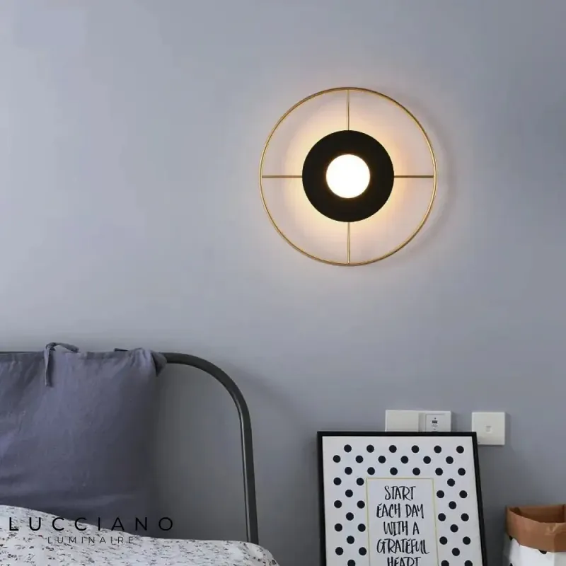 Applique murale led élégante luxueuse design.
