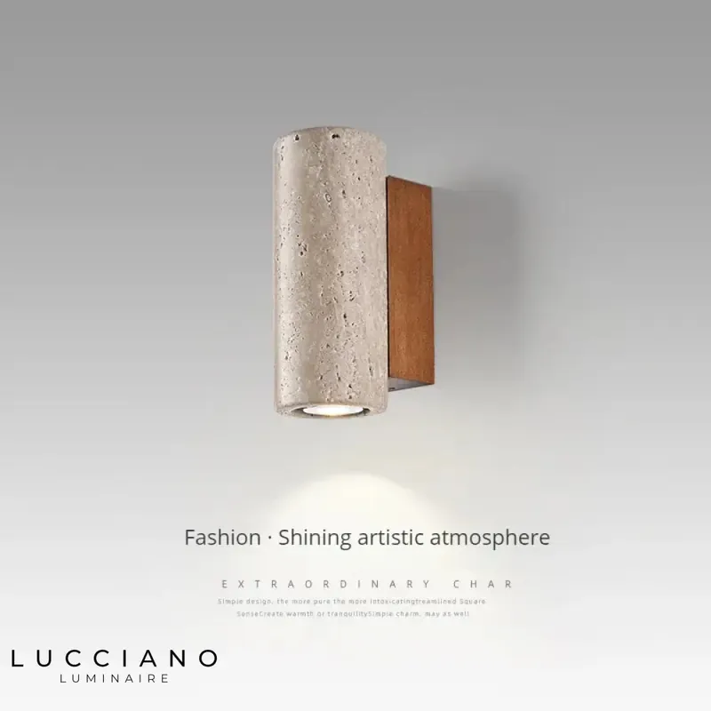 Voici le résultat :
Applique murale led wabi-sabi élégante design minimaliste