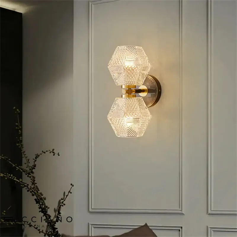 Applique murale LED cuivre élégant design