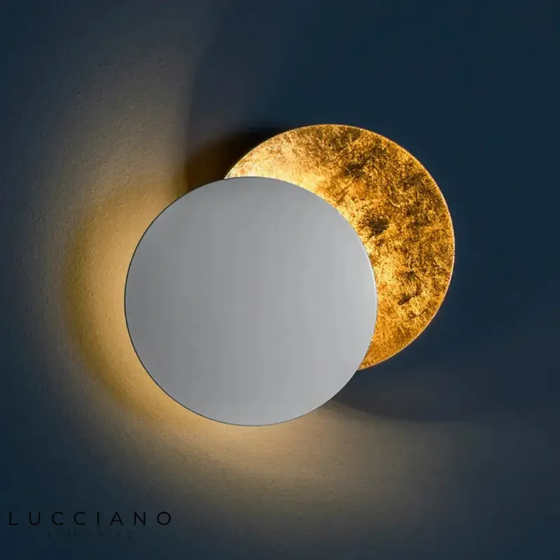Applique murale nordique lune design élégant minimaliste