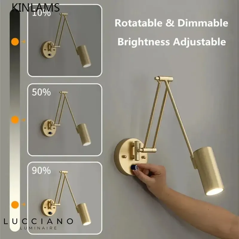 applique murale led design pliable modulable ajustable