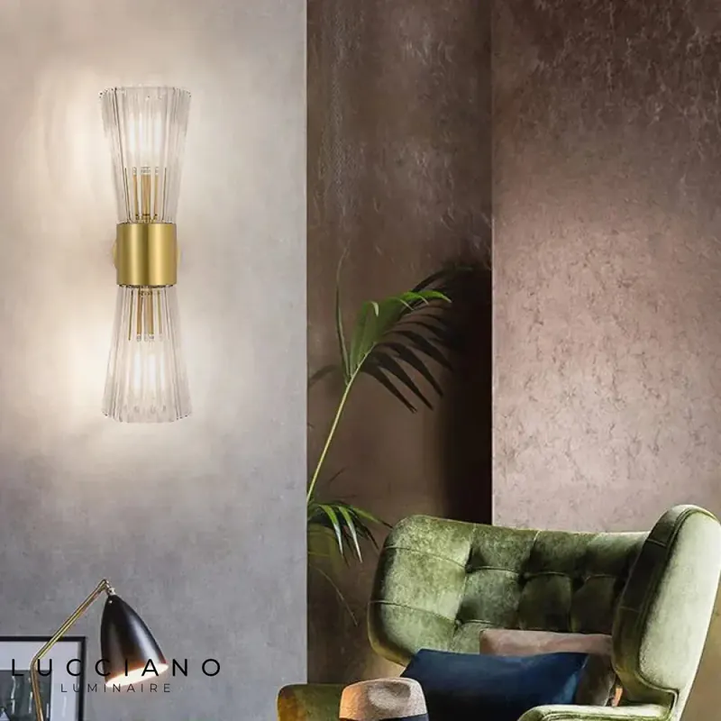 Voici ma proposition de titre transformé :
Luxe et modernes applique design élégante cristal