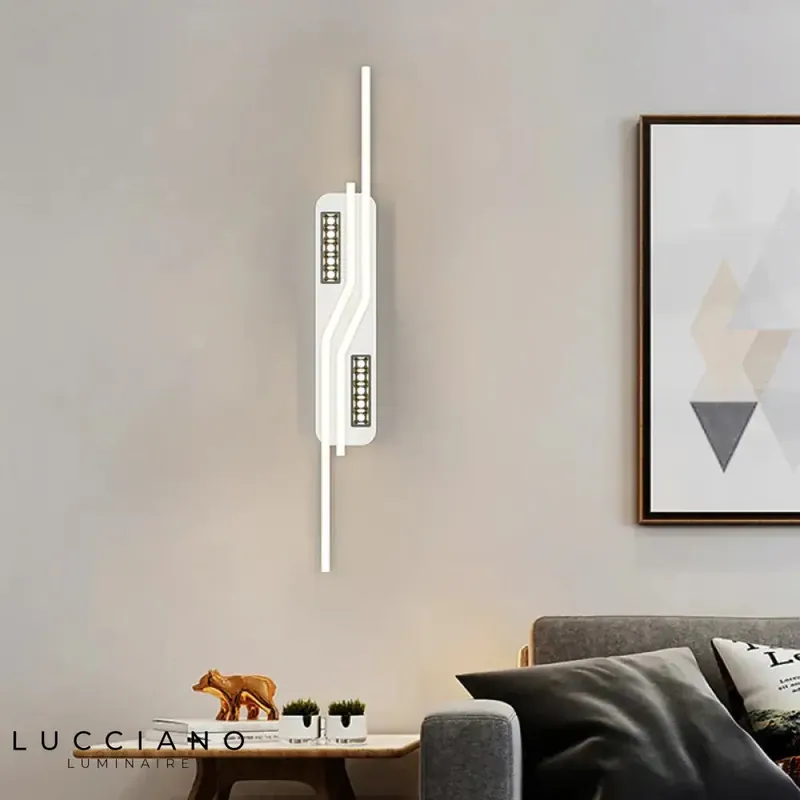 Applique murale nordique élégante lumière design.