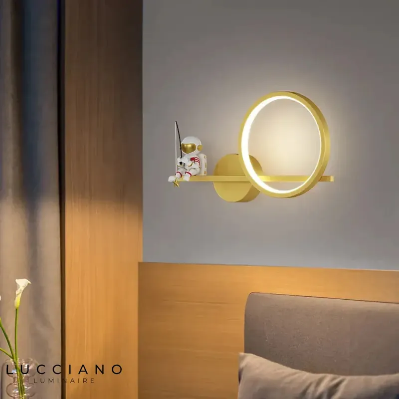 Applique murale LED cosmique design minimaliste