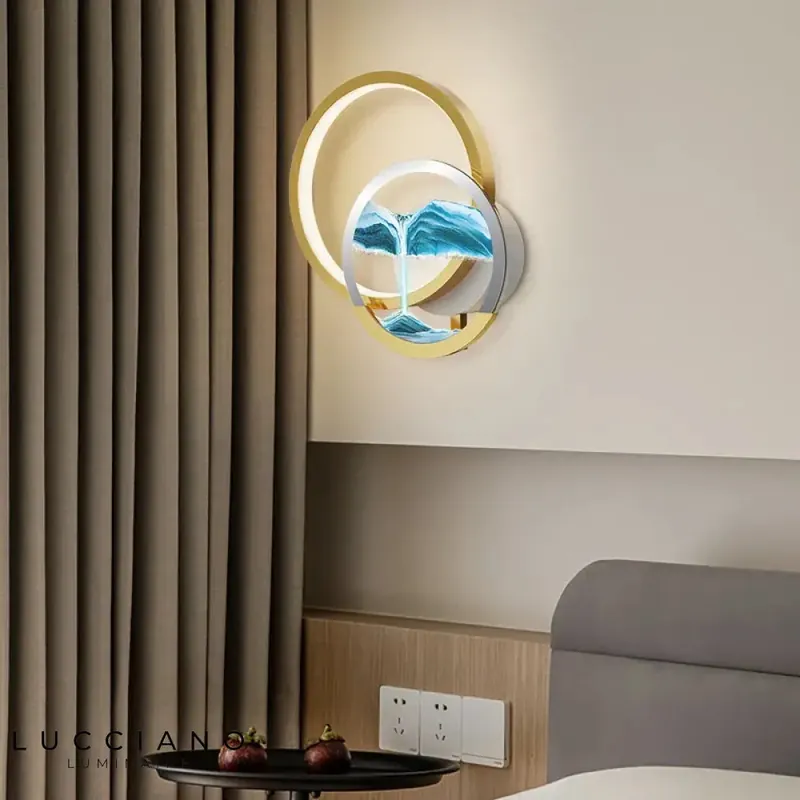 Voici ma proposition :
Applique murale créative spectre lumineux sable