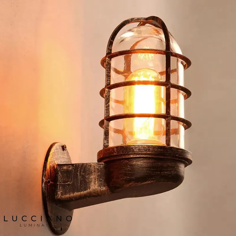 Applique murale vintage industriel luminaire design élégant