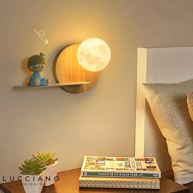 Applique murale LED astronaute spatial chambre d'enfant