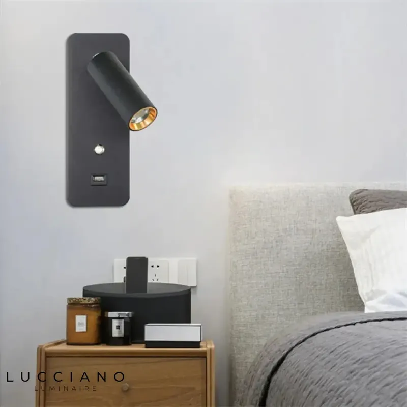 Applique murale LED élégante et multifonctionnelle